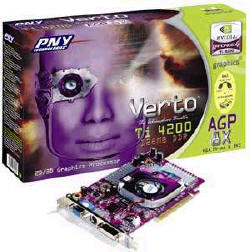 PNY Verto GeForce4 Ti 4200 8x 128MB